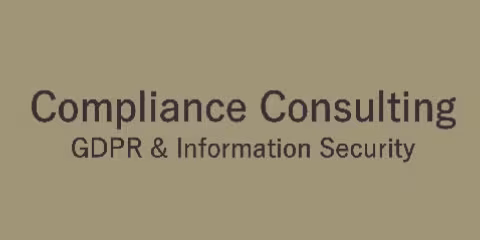Compliance Consulting - GDPR & Information Security